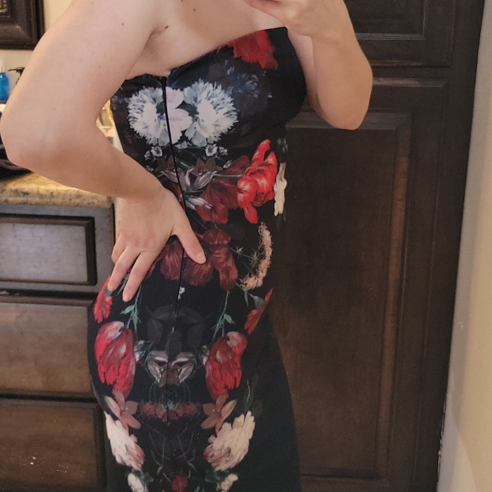 Express strapless dress
